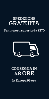 Spedizione Gratuita per ordini sopra €270