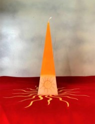 piramide arancio bianco
